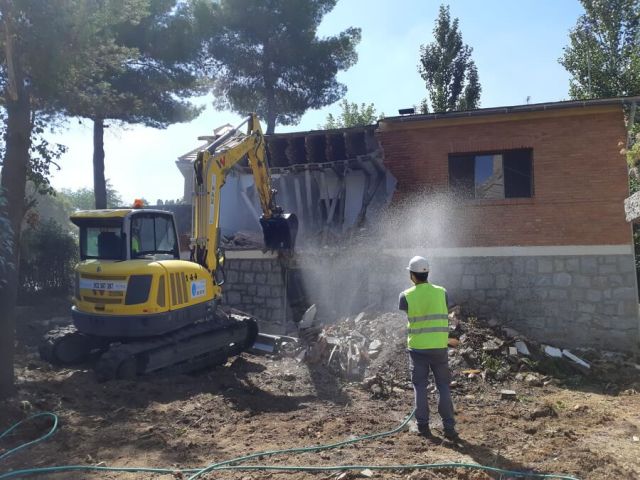 Derribo en Pozuelo de Alarcón